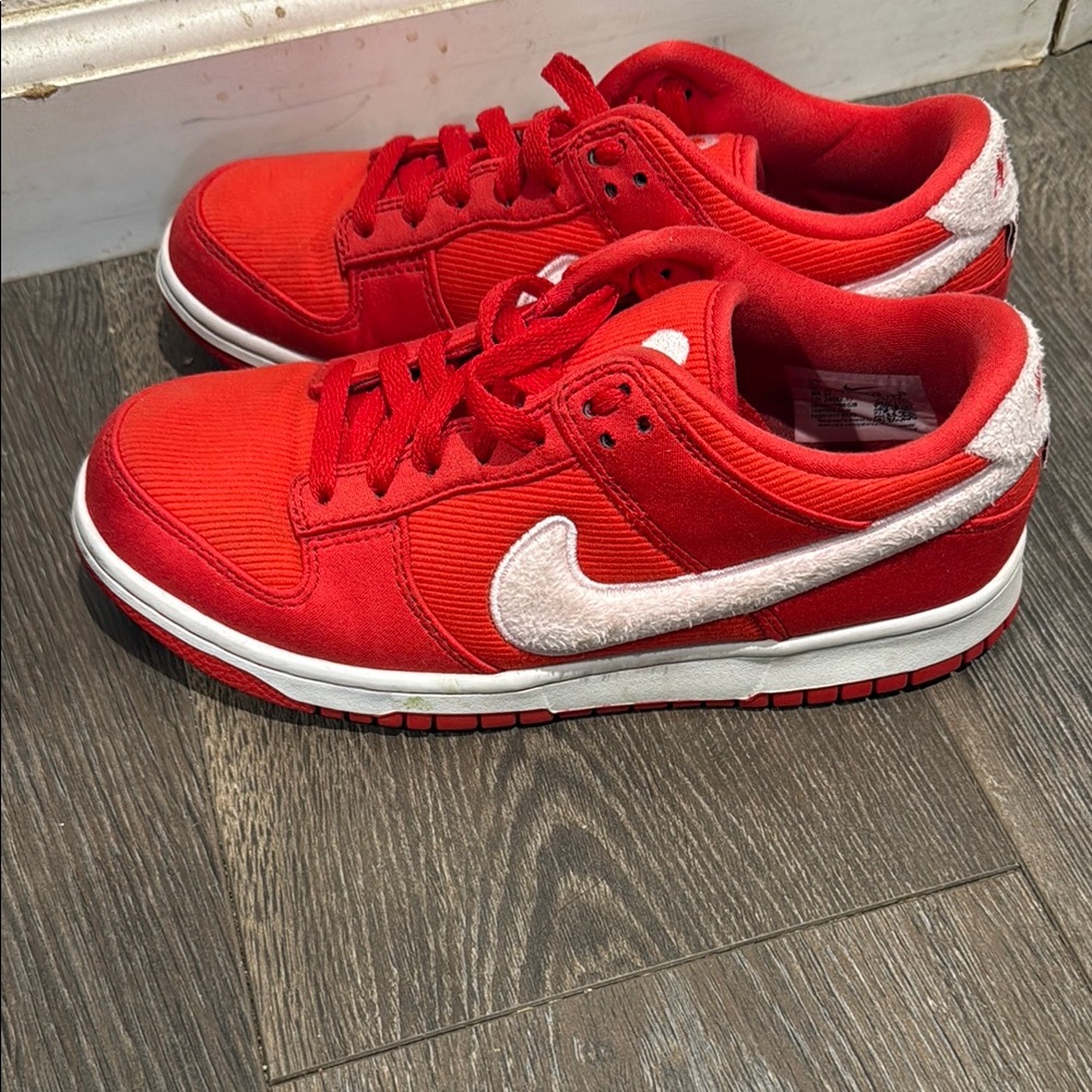 Nike Vibrant Red Sneakers with White Accents